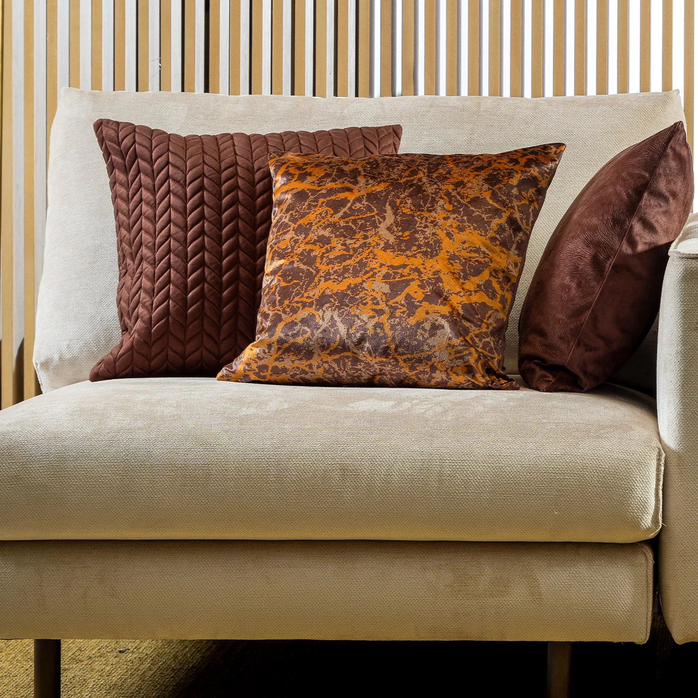 Kussen Marin cappuccino 45x45cm - Image 4